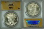 US Coins  1924 Peace Silver Dollar Coin $1 ANACS MS-60 Details Lacquered... 117,59 EUR  + 22,33 EUR frais d'envoi