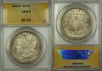 US Coins  1896 Morgan Silver Dollar $1 Coin ANACS AU-53  107,79 EUR  + 22,33 EUR frais d'envoi