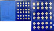 US Coins  1946-1973 Roosevelt Dime Silver/Clad AU/BU Complete Set-Whitma... 351,24 EUR  + 22,33 EUR frais d'envoi