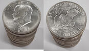 US Coins  1971-S 40% Silver Eisenhower Dollars Brilliant Uncirculated Ro... 442,12 EUR  + 22,33 EUR frais d'envoi