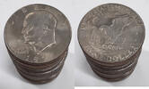 US Coins  1977-D $1 Eisenhower 'Ike' Dollar Brilliant Uncirculated Roll ... 116,07 EUR  + 22,33 EUR frais d'envoi