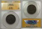 USA Large Cent 1C Coin ANACS F-12 Details Corroded -