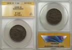 USA Large Cent 1c Copper Coin ANACS F-12 Details Scratched (A) -