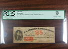 Banknoten 25 Cents 1862 JD Hamlin's Banking House, Niagara Falls NY, PCG... 140,46 EUR prix TTC + 21,28 EUR frais d'envoi