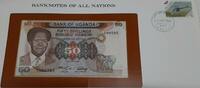 Banknoten 50 Shillings 1984 Uganda  Banknote Crisp Uncirculated in Stamp... 7,46 EUR prix TTC + 21,32 EUR frais d'envoi