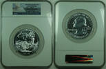 USA Quarter Yellowstone Wyoming State 25c 5 Oz Silver Coin NGC MS-69 Early R -