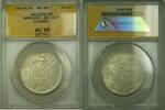Weltmünzen 5 Dirham AH1336 Morocco Coin (AD 1917) ANACS AU 55 Cleaned -