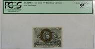Banknoten Fr. Second Issue 10c Fractional Currency PCGS Choice About New 55 -