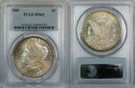 USA Dollar 1885 Morgan Silver PCGS MS-63, Toned, JT  354,29 EUR  + 21,47 EUR frais d'envoi