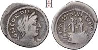 RÖMISCHE REPUBLIK RÖMISCHE REPUBLIK NACH 211 V. CHR. Ti. Quinctius, 112 oder 111 v. Chr. Denar 42 v. Chr. Feine Tönung, sehr schön