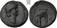 RÖMISCHE KAISERZEIT Nero, 54-68 n. Chr. Sesterz 64 Schwarze Patina, sehr schön