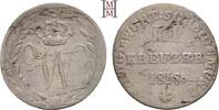 WÜRTTEMBERG 3 Kreuzer Wilhelm I., 1816-1864. -