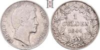BAYERN Gulden 1844 Ludwig I., 1825-1848. Kl. RF u. Kr., sehr schön 50,00 EUR  + 10,00 EUR frais d'envoi