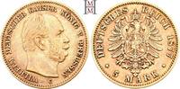 REICHSGOLDMÜNZEN 5 Mark 1877 C PREUSSEN Wilhelm I., 1861-1888. TTB-SUP
