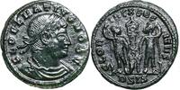Delmatius (335-337) Æ Follis Siscia, SOLDATEN mit Standarte ss 65,00 EUR  + 9,00 EUR frais d'envoi