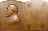 Victor Ebner Ritter v. Rofenstein (1842-1925) AE-Plakette, Franz Joseph I. (1848-1916) Medicina in Nummis -