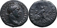 Trajan (98-117) AE As Rom, 101/102. VIKTORIA schreitet mit Globus. ss 89,00 EUR  + 10,00 EUR frais d'envoi