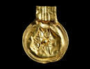 R&ouml;mische Gold-Bulla  ~ 1.-2. Jh. Feine Arbeit mir Rosettenzier. siehe Bi... 280,00 EUR  + 15,00 EUR frais d'envoi