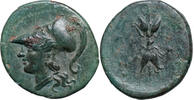 Sizilien, Syrakus. AGATHOKLES AE Athena / Blitz -