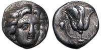 Karien, Rhodos (~305-275 BCE) AR Didrachme Helios / Rose, Weintraube ss 320,00 EUR  + 15,00 EUR frais d'envoi