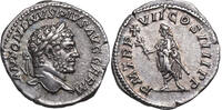 Caracalla (198-217) AR Denar Rom, 241. Kaiser h&auml;lt Zweig. vz- 220,00 EUR  + 15,00 EUR frais d'envoi