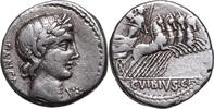 C. Vibius C. f. Pansa (90 BCE) AR Denar Rom, Apollo, Minerva in Quadriga ss 110,00 EUR  + 10,00 EUR frais d'envoi