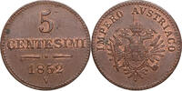 Franz Joseph I. (1848-1916) 5 Centesimi 1852 V - Venedig Top Erhaltung! vz+ 69,00 EUR  + 9,00 EUR frais d'envoi
