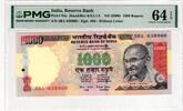 INDIA 1000 RUPEES 2000 PMG 64 EPQ 60,00 EUR  + 15,00 EUR frais d'envoi