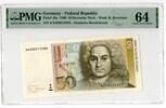 GERMANY 50 MARK 1989 PMG 64 120,00 EUR  + 15,00 EUR frais d'envoi