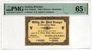 AUSTRIA, BRAUNAU 5 KREUTZER 1849 PMG 65 EPQ 220,00 EUR  + 15,00 EUR frais d'envoi