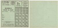 Protectorate of Bohemia and Moravia meat card -