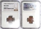 Germany / Third Reich 2 Pfennig 1940 G TOP POP !!! extremely rare NGC 63 BN 380,00 EUR  + 15,00 EUR frais d'envoi