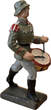 Dritte Reich  LINEOL - Best Nr. 5/42 Trommler marschierend - 1934-1939 - 7,5cm Serie