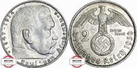 DRITTE REICH 2 Reichsmark J 366 - Paul von Hindenburg -