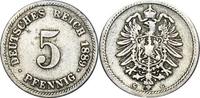 DEUTSCHLAND 1 Pfennig J 3 Kursmünze, !! tiefe 9 in der Jahreszahl !! kleiner Adler -