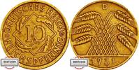 DEUTSCHLAND 10 Reichspfennig J 317 - 10 Reichspfennig -