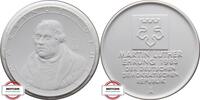 DDR Porzellan-Medaille von Martin Luther im Original-Etui -