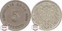 KAISERREICH 5 Pfennig J 12 - Kursmünze aus dem Kaiserreich -