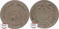 KAISERREICH 5 Pfennig J 12 - Kursmünze aus dem Kaiserreich -