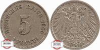 KAISERREICH 5 Pfennig J 12 - Kursmünze aus dem Kaiserreich -