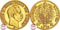 HESSEN 10 Mark 1872 H J 213 - geprägt unter Großherzog Ludwig III. TTB-SUP