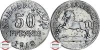 BRAUNSCHWEIG 50 Pfennig J N4 - Kriegsnotgeld des Herzogtums Braunschweig -