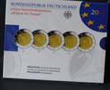 BRD 5 X 2 € 2015 Sondermünzen 30 Jahre EU-Flagge aller fünf Prägestätten... 75,00 EUR prix TTC + 10,00 EUR frais d'envoi