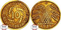 WEIMAR 10 Reichspfennig J 317 - Kursmünze aus der Weimarer Republik -