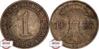 WEIMARER REPUBLIK 1 Reichspfennig J 313 - Kursmünze -