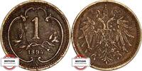 ÖSTERREICH 1 Heller ANK 58 - geprägt unter Franz Joseph I. -