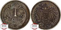 ÖSTERREICH 1 Heller ANK 58 - geprägt unter Franz Joseph I. -