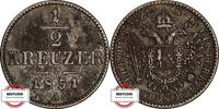 ÖSTERREICH 1/2 Kreuzer KM 2181 - geprägt unter Franz Josef I. -