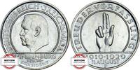 WEIMARER REPUBLIK 3 Reichsmark J 340 - Schwurhand -