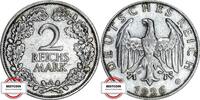 WEIMARER REPUBLIK 2 Mark J 320 - Kursmünze -